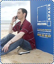 Anyone can get depressed - Want to turn things around?  For some breathing space call 0800 83 85 87